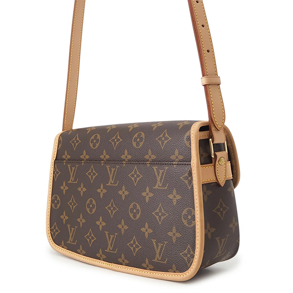 Louis Vuitton Sologne Monogram Bag Shoulder Brown